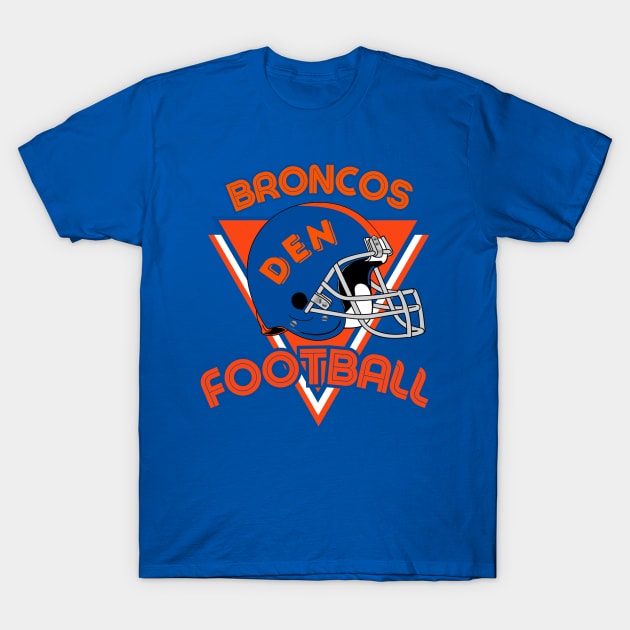 Denver Football Vintage Style T-Shirt by Borcelle Vintage Apparel 